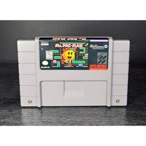 Ms. Pac-Man (Super Nintendo Entertainment System, 1996) 🛡️- Refurbished